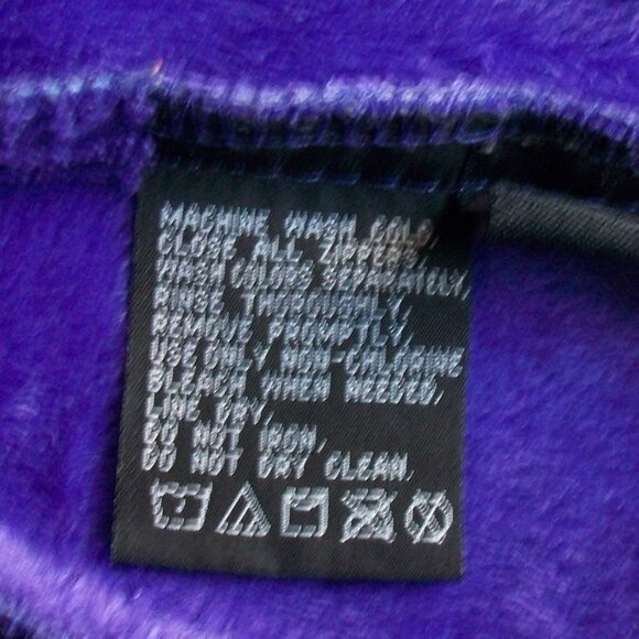 Snozu Pink Blue Purple Plaid Hood Rain Jacket GIRLS Sz L (14-16) - Picture 11 of 13